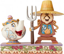 Disney Traditions - Beeldje - Mrs. Potts & Cogsworth - Multi (1 stuk)