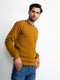 Petrol Industries - Heren Sweater - Ronde hals - Bruin - Maat XXXL