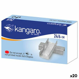 Kangaro 24/6 - Nietjes 6 mm - 1000 Onderdelen (20 stuks)