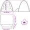vidaXL - Strandtent - 3-persoons - waterdicht - azuurblauw