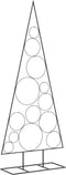 vidaXL - Kerstdecoratie - kerstboom - 150 - cm - metaal - zwart