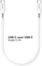 Accezz USB-C naar USB-C kabel - 0,2 meter - Wit