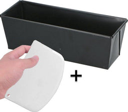COOCK - Bakvorm - Cakeblik met Antiaanbaklaag - Cakevorm - Bakblik 25 cm - Incl. Deegschraper &