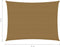vidaXL - Zonnezeil - 160 - g/m² - 5x6 - m - HDPE - taupe