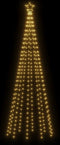 vidaXL - Kegelkerstboom - 310 - LED's - 100x300 - cm - warmwit