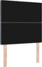 vidaXL - Hoofdbord - Cristal - Knop - Tufted - Donkergrijs - 100 - cm - Velours