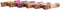 Houder DKD Home Decor Wierook Hout Bamboe Mandala Natuurlijk 26 x 8 x 8 cm (6 Onderdelen)