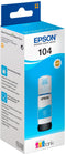 Epson EcoTank 104 - Ink Refill Kit - 7500 Pagina's - Cyaan