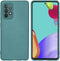 iMoshion Hoesje Geschikt voor Samsung Galaxy A52 (4G) / A52s / A52 (5G) Hoesje Siliconen - iMoshion Color Backcover - Donkergroen
