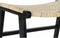 Kruk DKD Home Decor 8424001823192 65 x 47 x 40 cm Natuurlijk Teakboom Zwart