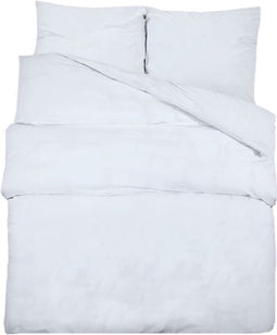 vidaXL - Dekbedovertrekset - 200x200 - cm - katoen - wit