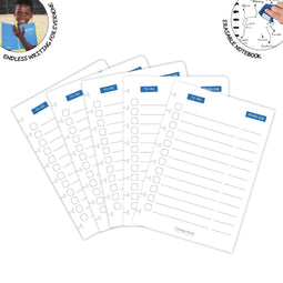 Uitbreidingsset Correctbook A5 met 5 to-do bladen