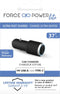 Bigben Connected Force Power - Auto Oplader - 37W - Zwart