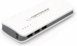 Esperanza EMP106WE - Powerbank - 8000 mAh - Grijs/Wit