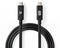 Nedis CCGW64750BK10 - USB-C 3.2 Gen 2-kabel - 4K-beeldresolutie - Zwart