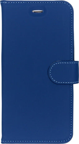 Accezz Hoesje Geschikt voor iPhone 8 Plus / 7 Plus Hoesje Met Pasjeshouder - Accezz Wallet Softcase Bookcase - Donkerblauw