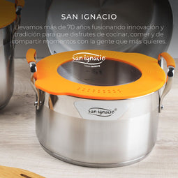 Keukengerei San Ignacio Compact Zwart Oranje 5 Onderdelen