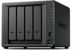 Synology DiskStation DS925+ - NAS - AMD Ryzen 2.2 GHz - 4x 3.5"/2.5" bays - Zwart