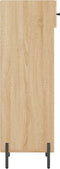 vidaXL - Schoenenkast - 30x35x105 - cm - bewerkt - hout - sonoma - eikenkleurig