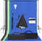 vidaXL - Fotostudioset - met - softboxlamp - en - achtergrond