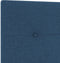 vidaXL - Hoofdbord - met - knopen, - gestoffeerd, - blauw, - 90 - cm