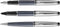 Waterman Expert Deluxe balpen | metaal-steengrijze lak met palladium-gecoat detail | medium punt met blauwe inkt | geschenkverpakking