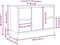 vidaXL - Wastafelkast - met - lades - 90x34,5x60 - cm - bruin - eikenkleurig