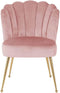 Richmond Stoel Pippa Velvet Roze Gouden Poot