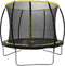 Dunlop Trampoline 6FT - 183 x 50 CM - Trampoline met Veiligheidsnet 200 CM - Kinder Trampoline - Max. 80 KG - Zwart/Geel