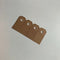 Klika - Eco-brown labels 25x50 mm / nr. 0 1000st - 8 stuks