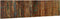 vidaXL - Hoofdbord - 200 - cm - massief - gerecycled - hout - meerkleurig