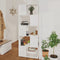 vidaXL-Boekenkast/kamerscherm-60x24x155-cm-spaanplaat-wit