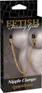 Fetish Fantasy Gold FF GOLD NIPPLE CHAIN CLAMPS
