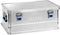 Alutec Aluminium Kist BASIC 40 - Transportkist - Spatwaterdicht - Blauw zilver - 560x370x245mm - ALU10040