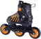 Nils Extreme NA18812 - Inline skates - 3 wielen 100 mm ABEC 9 - Zwart/Oranje (maat L 39-43)