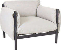 ESPERIA - Tuinstoel - Lichtgrijs - Aluminium