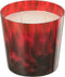 J-Line geurkaars Noa - Sandalwood - glas - rood - small - 50U