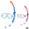 Snorkelbril en -buis voor Kinderen AquaSport Blauw Roze (6 Stuks)