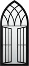 vidaXL - Spiegel - 70x30 - cm - ijzer - zwart