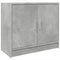 vidaXL - Wastafelkast - 63x29x55 - cm - bewerkt - hout - betongrijs