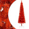 vidaXL - Kerstboom - smal - 150 - cm - rood