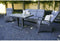 Loungetafel verstelbaar Prato Negro 140x85cm