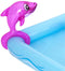 Bestway Kinderzwembad met Glijbaan - Incl. Opblaas Waterspeelgoed - 239 x 206 x 86 CM - 308 L - Waterdieren