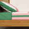 Set beddengoed Benetton Groen Roze Appel 4 Onderdelen
