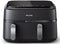 Philips 3000 Series - Dual Airfryer - 9L - Dubbele Mand - Zwart/Zilver