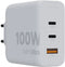 Xtorm 100W GaN² Ultra Adapter - Oplader - Dubbele poort USB-C en USB-A - Wit