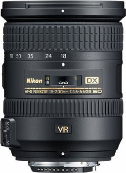 Nikon AF-S DX NIKKOR 18-200 mm F3.5-5.6 ED G VR II 72 mm filter (geschikt voor Nikon F) zwart
