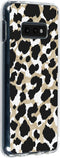 Hoesje Geschikt voor Samsung Galaxy S10e Hoesje Siliconen - Design Backcover siliconen - Meerkleurig / Panther Black / Gold