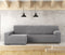 Hoes voor chaise longue met lange armleuning links Eysa JAZ Grijs 180 x 120 x 360 cm