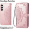 iMoshion Hoesje Geschikt voor Samsung Galaxy A35 Hoesje Met Pasjeshouder - iMoshion Mandala Bookcase - Rosé Goud